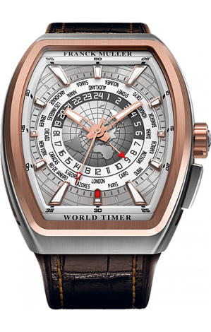 Fake Franck Muller Vanguard World Timer GMT V45 SC HU GMT watch